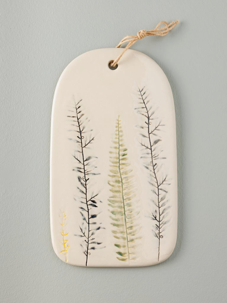 Provence-indgraveret glaseret bræt – keramisk serveringsfad Chehoma