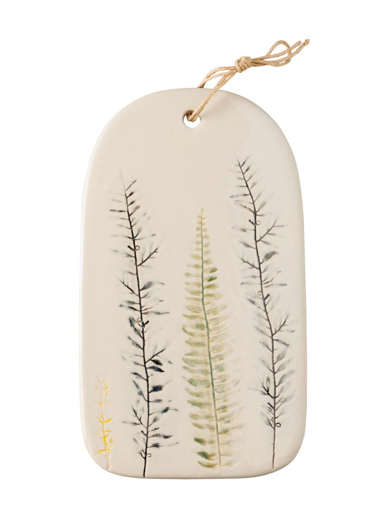 Provence-indgraveret glaseret bræt – keramisk serveringsfad Chehoma