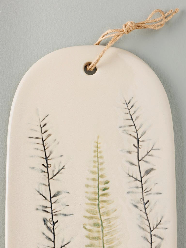 Provence-indgraveret glaseret bræt – keramisk serveringsfad Chehoma